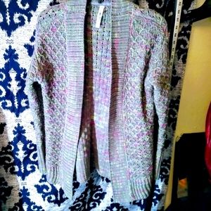 Rainbow grey cardigan